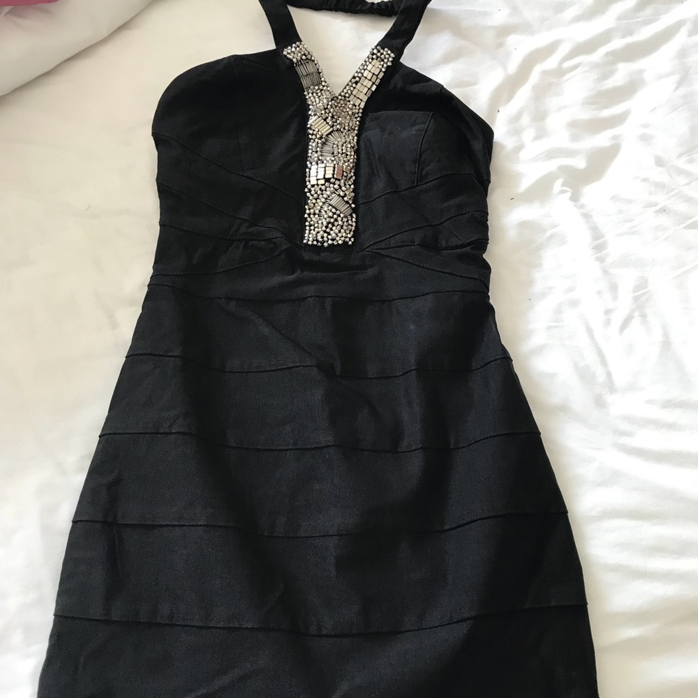 Trixixi Halter Mini Dress